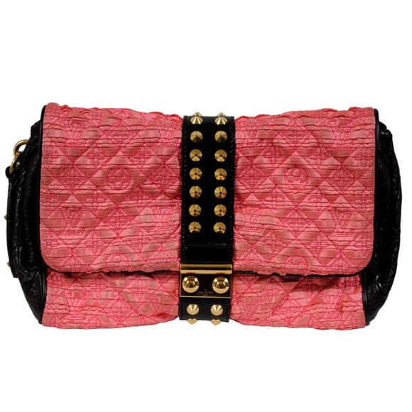 Louis Vuitton LV Monogram Bunny Pink Drift Pouch Satin Quilted Coquette Pochette - Picture 1 of 16